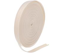 OFFSCH Nastro in Cotone Beige Versatile e Resistente, 1 Rotolo di Tessuto per Cucito e Tracolle per Borse, per Sacchetti in Tela e Applicazioni Artigianali