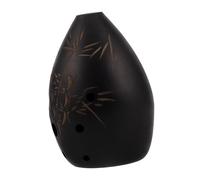 OFFSCH Ocarina in Ceramica A Otto Fori Per Principianti Adatta Ad Adulti E Bambini Per Musica Tradizionale E Spettacoli Nera