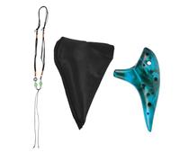 OFFSCH Ocarina Mini in Ceramica A 12 Fori Ocarina Contralto Strumento Musicale Leggero Pratico Per Principianti Studenti Ragazzo Ragazza