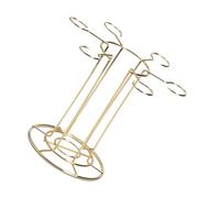 OFFSCH Organizer Per Portabicchieri Da Vino Rosso in Metallo Portacalici Da Appendere Struttura Robusta E Durevole Per Tavolo