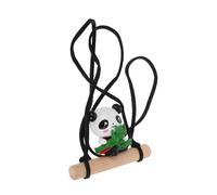OFFSCH Ornamento di Specchietto Auto Retrovisore per Pendente a Forma Panda, Accessorio in Plastica la Decorazione Carina Non Ostruisce Visuale Interno per Interni Veicolo