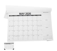 OFFSCH Parete Mesi Planner Annuale Inglese per Casa e Ufficio Murale con Carta Spessa Resistente Organizzatore Appunti e Programmazione Giornaliera