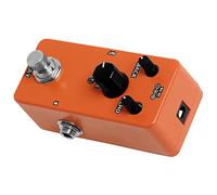 OFFSCH Pedale Delay per Chitarra Elettrica Analogico Arancione, Effetto Ritardo Digitale Stereo, Effetto Eco Caldo e Riverbero, per Casa, Scuola di Musica e Esibizioni