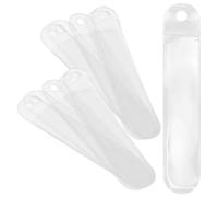 OFFSCH Pen Sleeve, Sacchetti Porta Penne Trasparenti in Plastica Satinata, 50 Pezzi, Custodia per Penna Singola, per Ufficio e Scuola
