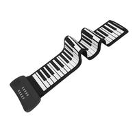 OFFSCH Piano Elettronico Portatile Silicone Flessibile Tastiera Arrotolabile Per Pratiche Musicali Alimentazione Batteria Design Compatto Per