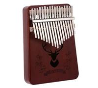 OFFSCH Pianoforte A Dita A 17 Tasti in Legno Massello Kalimba Mbira Portatile 2 Fori Sonori Ideale Per Tutte Le Età