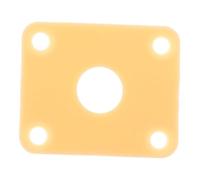 OFFSCH Piastra Jack Per Chitarra Elettrica Rettangolare in Plastica Robusta, Copertura Per Presa Jack Basso Installazione Rapida e Protezione Completa Per Parti Chitarra
