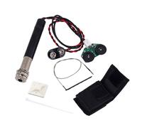OFFSCH Pickup Acustico Piezoelettrico Con Controllo Del Volume e Tono Facile Installazione Per Chitarra Folk Nero Endpin Jack Pickup Per Suono Potente e Qualità Duratura