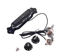 OFFSCH Pickup Buca Magnetico Per Chitarra Elettrica Pre-4 Corde Con Manopola Volume E Tono Abs Shell E Celluloide Soundboard Incluso Bobina E Viti Di Montaggio