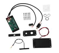 OFFSCH Pickup per Violino Elettrico Nero con Eq Cavo Schermato e Batteria Accessorio Musicale per Amplificatori Riproduzione Sonora Precisa e Installazione Facile