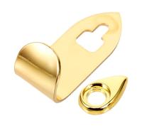 OFFSCH Poggiapollice Per Sassofono Destrosso in Metallo Gancio Sostitutivo e Cuscinetto Ammortizzante, Supporto Dita Ergonomico Per Sassofono Tenore e Contralto, Accessorio Strumentale Per Musicisti