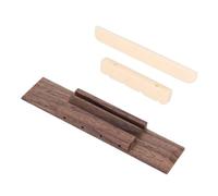 OFFSCH Ponte e Capotasto Per Ukulele in Legno Di Qualità Kit Di Riparazione Per Strumenti Facile Da Usare e Comodo Per Sostituire Ponticello e Adattarsi Diverse Esigenze Di Altezza