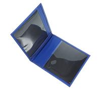 OFFSCH portafoglio per disabili organizzatore di certificati disabilitato portaborse per la tua auto copertina del biglietto da visita titolare del certificato disabile pvc Blue