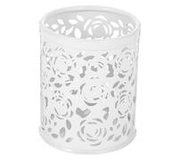 OFFSCH Portapennelli Contenitore Per Penne Organizzatore Di Ufficio Portapenne in Metallo Contenitore Per Cancelleria Vaso Per Penne Portapenne Da Tavolo Secchiello Per Matite