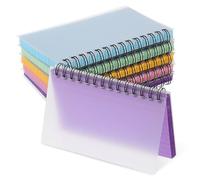 OFFSCH Quaderni per Indici Piccoli e Schede di Revisione Anelli Metallici, Fogli a Righe Orizzontali, Strappabili e Macchie d'Inchiostro per Studio a Scuola e Lavoro in Ufficio