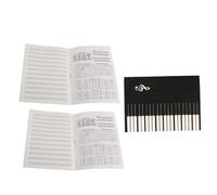 OFFSCH Quaderno di Notazione Musicale 3 Pezzi, Quaderno Pentagrammato per Chitarra e Pianoforte, Carta Strappabile e Compatta per Esercizi e Composizione Musicale, per Principianti