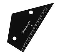 OFFSCH Riga Misuratore Di Azione Per Chitarra e Basso Strumento Di Misurazione Per Setup Chitarra Accessorio Professionale Per Liutai e Musicisti