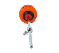 OFFSCH Robusto Martello Per Batteria in Metallo Con Punta in Silicone Arancione Per Bacchette Per Batteristi