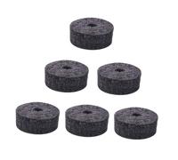 OFFSCH Rondelle in Feltro Grigio Per Bottoni Cinghia Batteria, 8 Pezzi Morbidi e Resistenti, Protezione Finitura Strumenti Musicali Per Batteristi