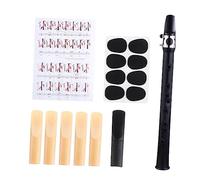 OFFSCH Sassofono Mini Portatile in Plastica Per Ragazzo Ragazza Ragazza e Adulti Strumento Fiato Sassofono Educativo Musicale