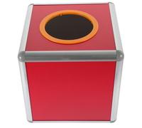 OFFSCH Scatola Per Donazioni Per L'asilo in Lega Di Alluminio Contenitore Per Palline Della Lotteria Design Sicuro E Decorativo