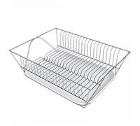 OFFSCH Scolapiatti in Acciaio 304 Resistente Ai Graffi Supporto Drenante Multifunzionale Portaoggetti Per Cucina e Frutta, Organizer Da Banco Senza Spigoli Per Uso Domestico e Ristorazione