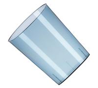 OFFSCH Secchio Portaoggetti in Acrilico Trasparente Antiurto da 10, Contenitore Multiuso per Fiori e Piante, Vaso Resistente Bordi Arrotondati per Arredamento Casa e Conservazione