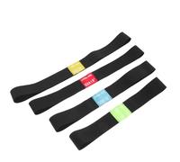 OFFSCH Set 4 Cerchi Sordina per Tamburo Silenziatori Batteria 14-20 Pollici Panno Smorzatore Silenzioso per Esercizio a Casa Accessori Percussioni Colore Casuale