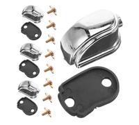 OFFSCH Set 4 Tiranti Di Ricambio Per Rullante, Blocchetto Di Montaggio Singolo in Materiale Resistente, Accessori Batteria Leggeri e Portatili Per Batteristi Professionisti e Principianti