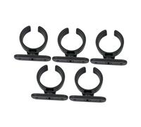 OFFSCH Set 5 Pezzi Supporto Per Microfono in Plastica Clip Per Asta Microfono Supporto Per Riporre Microfoni Compatibile Wireless e Cablati Per Uso Professionale e Domestico