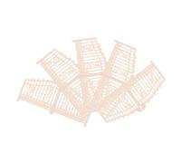 OFFSCH Set 5pezzi Mini Porte da Giardino in Plastico Beige Flessibili per Micro Paesaggi e Modelli Sand Table Decorazione per Ragazzo Ragazza