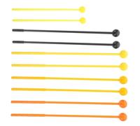 OFFSCH Set Da 10 Bacchette Percussioni in Plastica, Mazza Per Ragazzo Ragazza 19-31 Cm, Accessori Per Batteria e Xilofono, Impugnatura Ergonomica, Colori Vivaci Per Strumenti Musicali