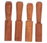 OFFSCH Set Da 4 Bastoncini Fatti a Mano Per Ciotola Sonora Del Buddha Nepalese, Bastone Per Campane Tibetane in Legno Resistente, Accessori Per Ciotola Tibetana Da Meditazione e Suono Nitido