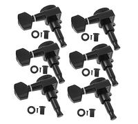 OFFSCH Set Di 6 Piroli Di Bloccaggio Per Chitarra Acustica Completamente Chiusi Funzione Di Bloccaggio Delle Corde Adatto A Tutte Le Chitarre