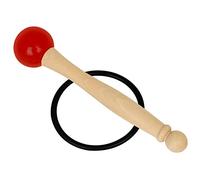 OFFSCH Set Di Bacchette Per Campane Tibetane Di Cristallo Con Manico in Legno Bacchette in Gomma Percussioni Per Campane Tibetane