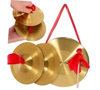 OFFSCH Set Di Gong in Rame Gong Cinese Strumento A Percussione Martello Per Opera E Performance Musicale Strumenti Cinesi Per Scuole E Orchestre