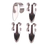 OFFSCH Set Di Plettri Per Pollice Regolabili Di Guitar Protectors 4 Pezzi Di Plettri in Metallo Per Chitarra Acustica Ukulele E Banjo