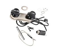 OFFSCH Set Pickup Per Violino Con Controllo Volume e Tono, Trasduttore Piezoelettrico Con Connettore Rotondo, Kit Accessori Plug-and-play Per Sostituzione Ponti, Adatto a Principianti e Professionisti