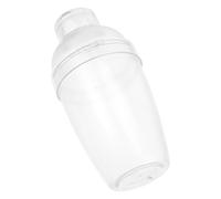 OFFSCH Shaker Cocktail Trasparente con Scala Integrata e Colino Bicchiere Miscelatore Facile da Pulire per Cocktail Proteine e Bevande Casa