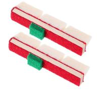 OFFSCH Silenziatore per Pianoforte Verticale 2 Pezzi in Feltro di Lana e Blocchetto di Legno Accessorio Robusto per Manutenzione Forma Uniforme e Stili multipli