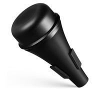 OFFSCH Sordina per Tromba Silenziatore Piccolo in Plastica Resistente Nero, Accessorio per Esercizi e Pratica Musicale, Compatto e Facile da Trasportare per Principianti e Professionisti