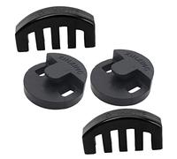 OFFSCH Sordina Per Violino in Gomma 4 Pezzi Di Sordina Nera Rotonda Per Esercitarsi Strumenti A Corda Mantiene Qualità Suono