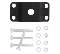 OFFSCH Staffa di Montaggio per Palo della Luce Solare Supporto Resistente per Apparecchio di Illuminazione Esterna Kit di Montaggio per Palo del Pannello Solare per Giardino e Strada