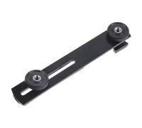 OFFSCH Staffa Estensibile per Microfono e Flash Nero in Lega di Alluminio Regolabile Supporto Portatile per Video Call e Back To School Party