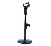 OFFSCH Stand Per Microfono in Metallo Robusto Disco Sollevamento e Supporto Da Tavolo Regolabile Gradi Per Angolazioni Desiderate Per Conferenze e Su Scrivania