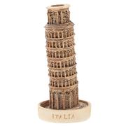 OFFSCH Statua Torre di Pisa in Resina, Desktop Decor, Home Decoration, Architecture Building, per Regalo Viaggio Italia e Fan Romani