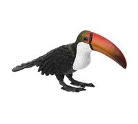 OFFSCH Statuetta Di Tucano Di Decorativo Per Interni Ed Esterni Simulazione Realistica Unico Per Amanti Degli Animali e Stile Tropicale