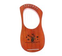 OFFSCH Strumento Arpa Lira Portatile A 7 Corde in Metallo Arpa Delicata Legno Strumento Musicale Per Principianti