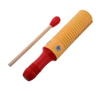OFFSCH Strumento Guiro in Legno Per Bambini Strumento A Percussione Manuale Educativo Giocattolo Musicale Con Bacchetta Adatto Per Scuola E Sviluppo Infantile