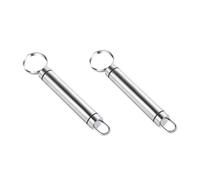 OFFSCH Strumento per Rimuovere Il Nocciolo della Pesca Gialla in Acciaio Resistente 2 Pezzi Manico Ergonomico e Foro per Appendere, Levatorsoli Comodo per Cucina e Ristorante